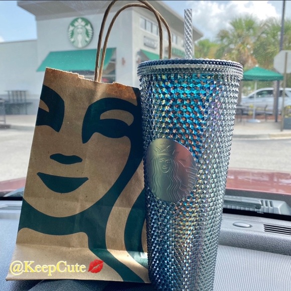 😈 Starbucks Iridescent “Dark Bling” Cup 😈 - Picture 1 of 4